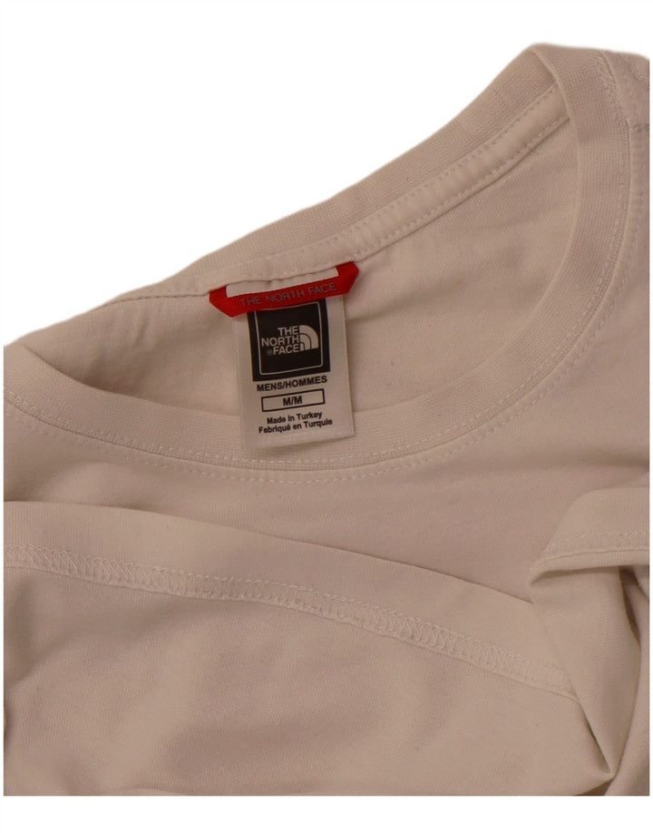 Męski T-shirt z grafiką The North Face, średni biały