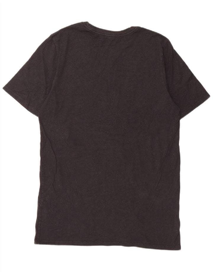 Męski T-shirt z grafiką Nike, mały, czarny, bawełniany