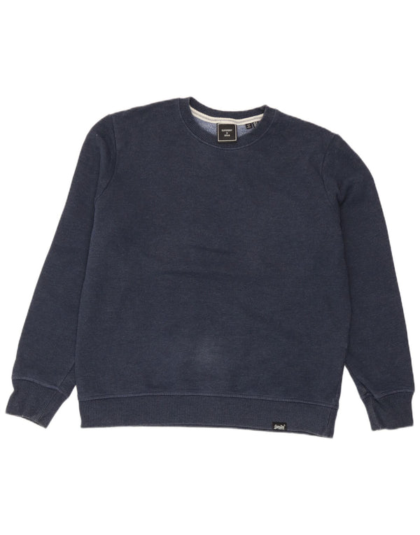 Damski sweter Superdry o luźnym kroju, UK 12, średni granatowy, bawełniany
