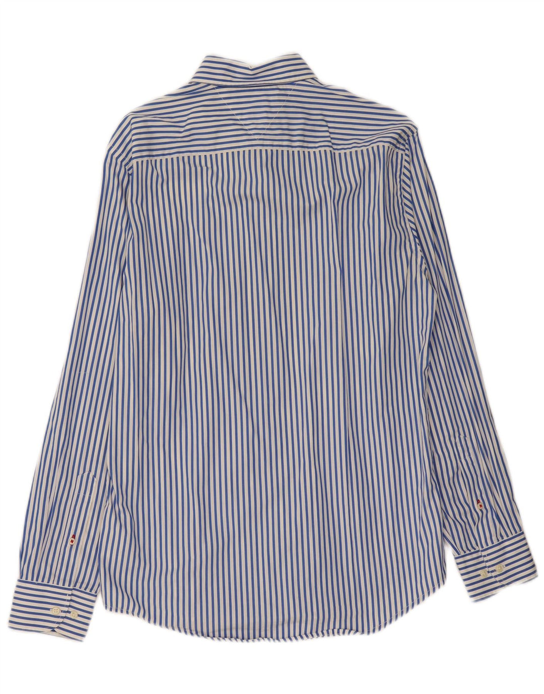 Męska koszula o regularnym kroju TOMMY HILFIGER w średnie niebieskie prążki, bawełniana