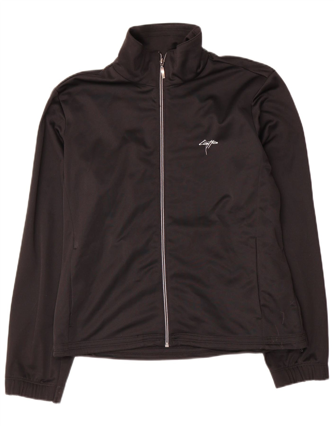 Damska bluza dresowa Lotto Crop Top Jacket UK 14 Średni czarny poliester