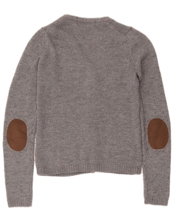 Sweter damski Zara UK 12, średni szary, nakrapiany akryl