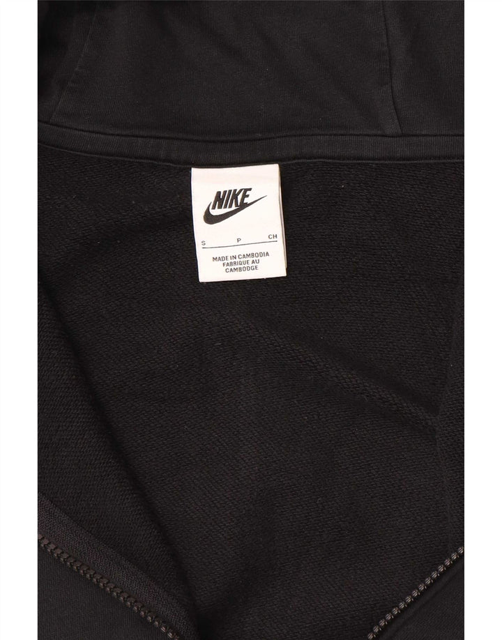 Damski sweter z kapturem i zamkiem błyskawicznym Nike UK 10, mały, czarny