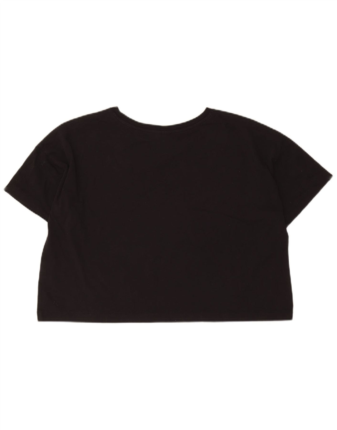 Damska koszulka Champion Crop Oversize Graphic Top UK 14 Medium Black