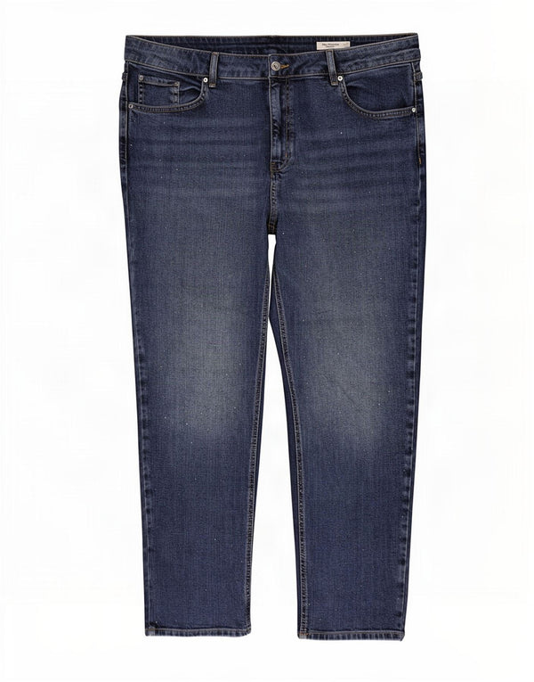Marks & Spencer Womens The Sienna Straight Jeans UK 20 2XL W40 L27 Blue