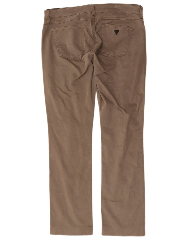 Damskie spodnie Casual Bootcut Guess W32 L30 Szary Lyocell