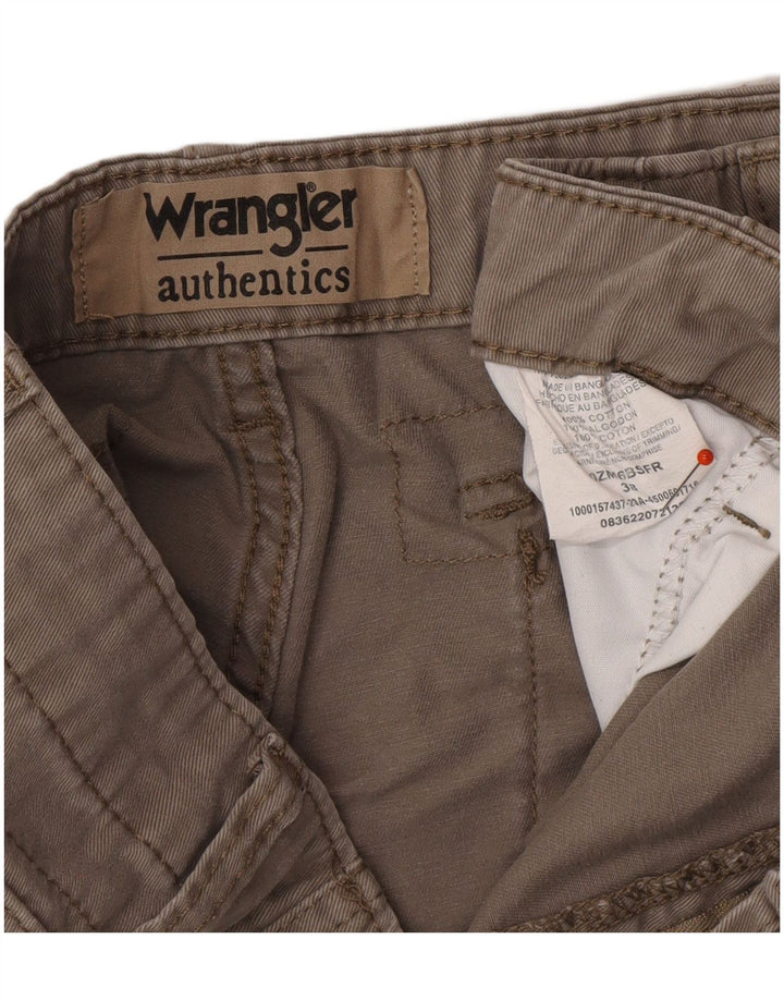 WRANGLER Mens Cargo Shorts W38 XL Grey Cotton