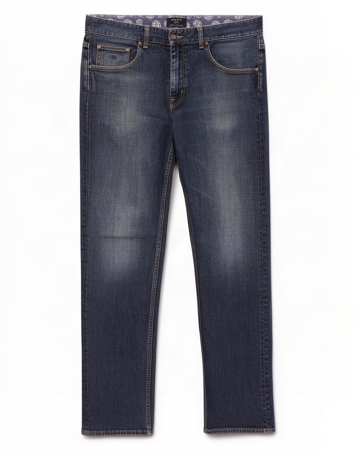 Męskie jeansy Gant Regular Straight W34 L32 Niebieskie bawełniane