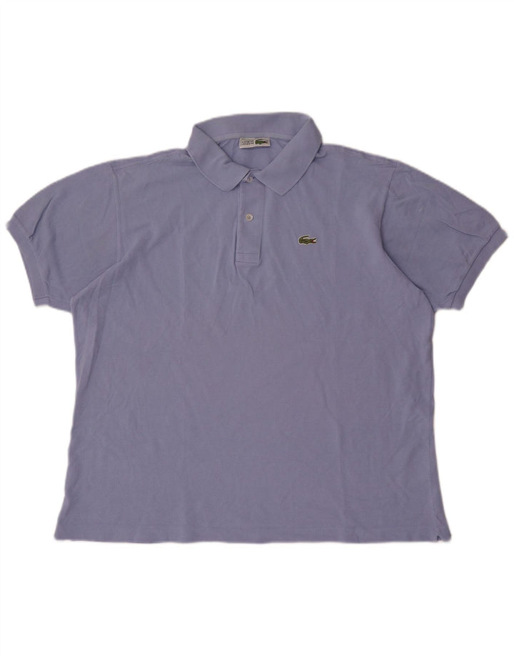 Męska koszulka polo Lacoste, rozmiar 6, XL, niebieska, bawełniana