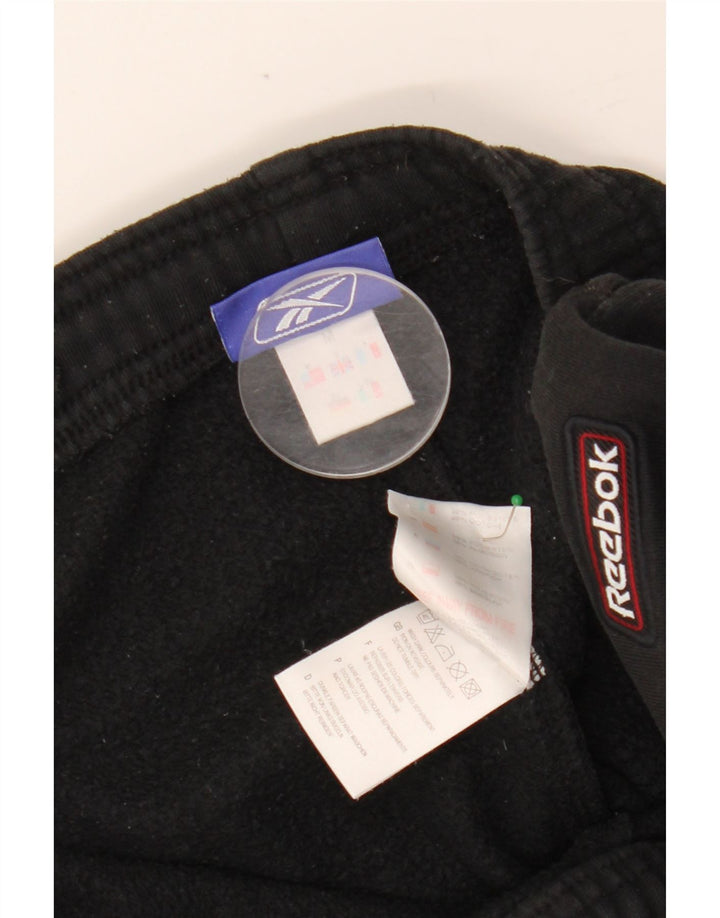 Męskie spodnie dresowe REEBOK Joggers, średnia czarna bawełna