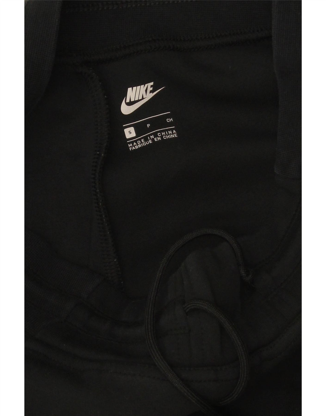 Męskie spodnie dresowe Nike Capri, małe, czarne, bawełniane z blokami kolorów