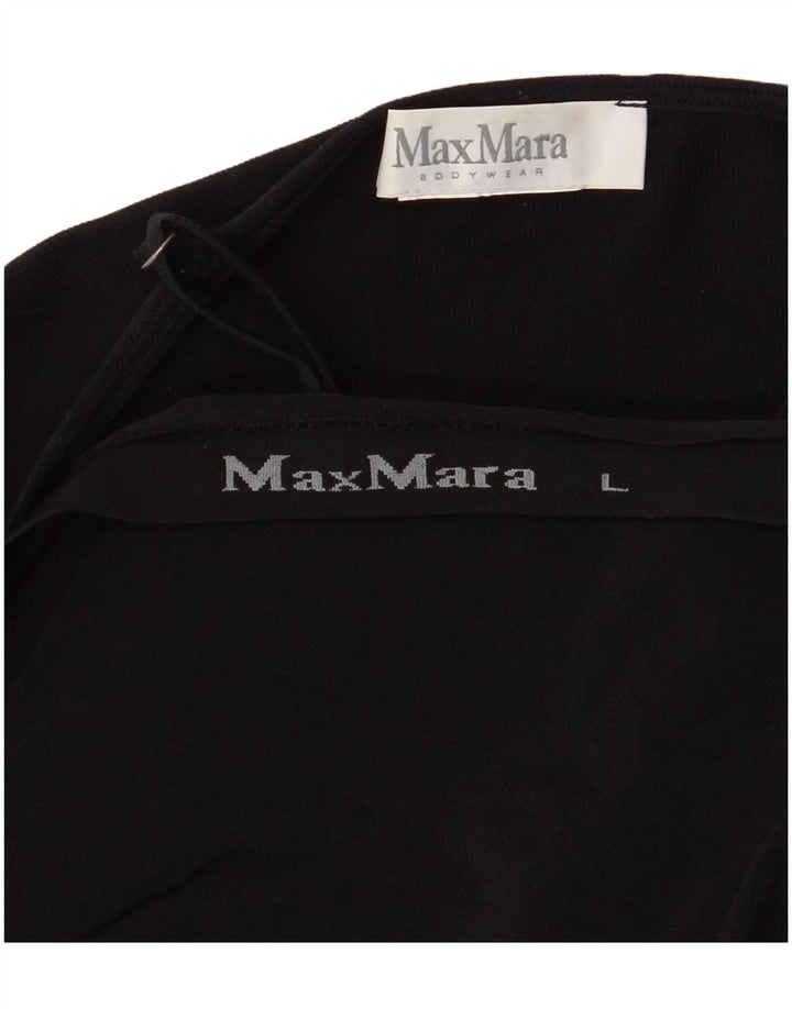 Damska sukienka oversize Max Mara UK 16, duża czarna