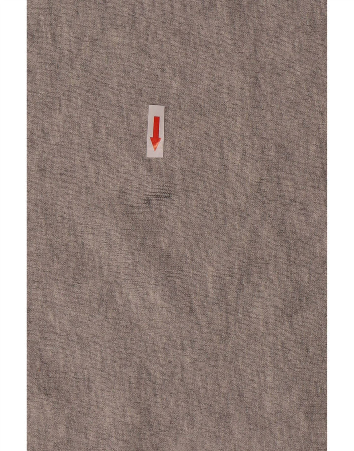 Damska bluza typu Crop Massimo Dutti UK 14, średnioszara, nakrapiana