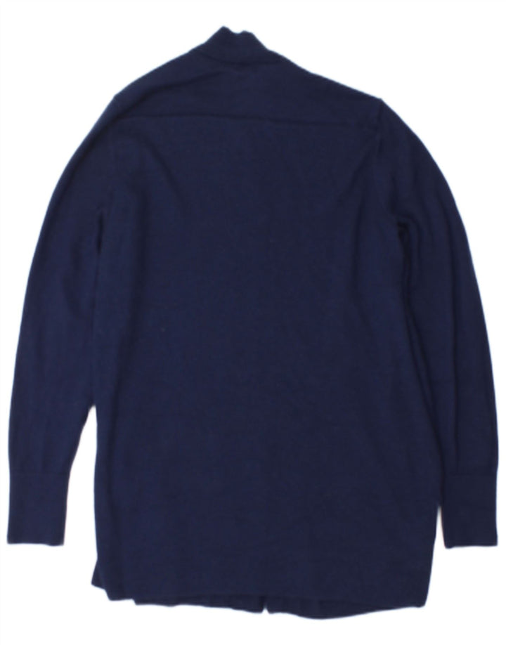 Sweter damski L.L.Bean z otwartym kardiganem UK 14 Średni granatowy wełniany