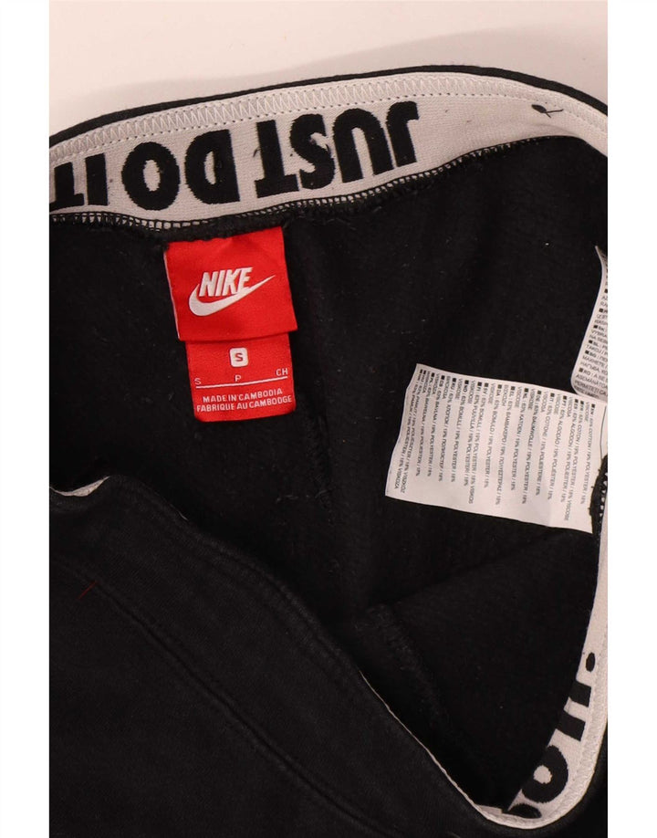 Męskie spodnie dresowe Nike, małe, czarne, bawełniane