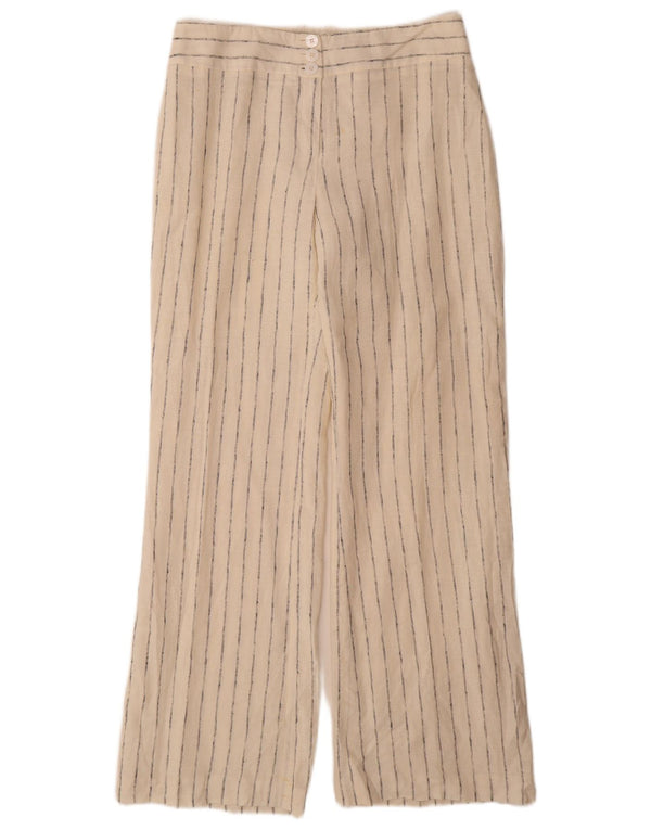 Damskie spodnie codzienne Marks & Spencer UK 12 Medium W32 L33 Off White