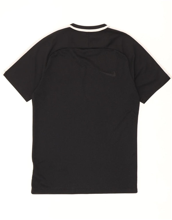 Męski T-shirt Nike Dri Fit, mały, czarny, z blokami kolorów