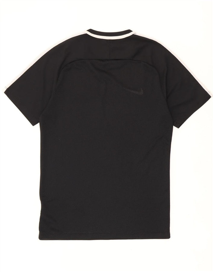Męski T-shirt Nike Dri Fit, mały, czarny, z blokami kolorów