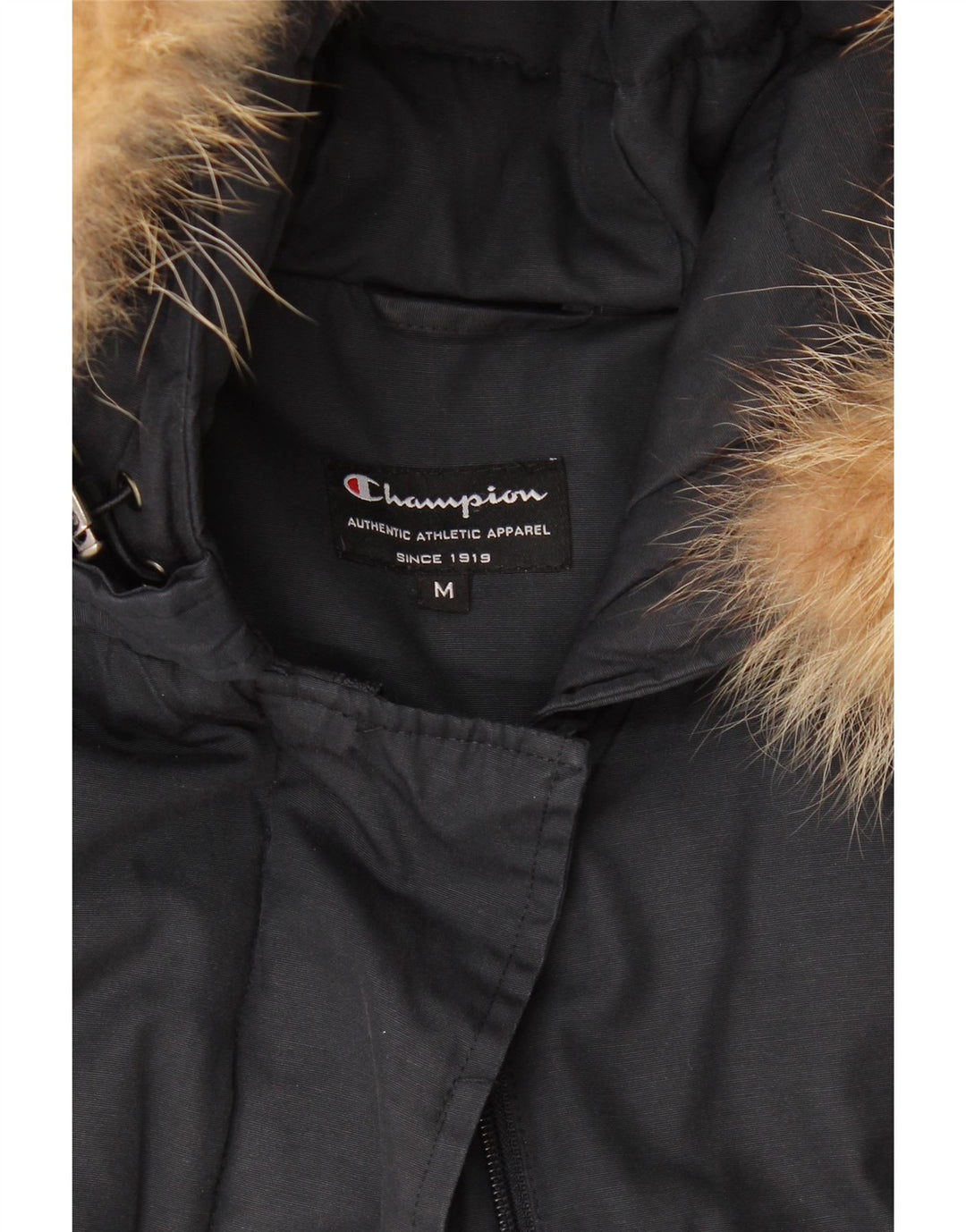 Damska ocieplana kurtka z kapturem Champion UK 14, średni granat