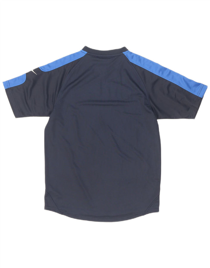 T-shirt chłopięcy Nike w wieku 12–13 lat, duży, granatowy, z blokami kolorów, poliester