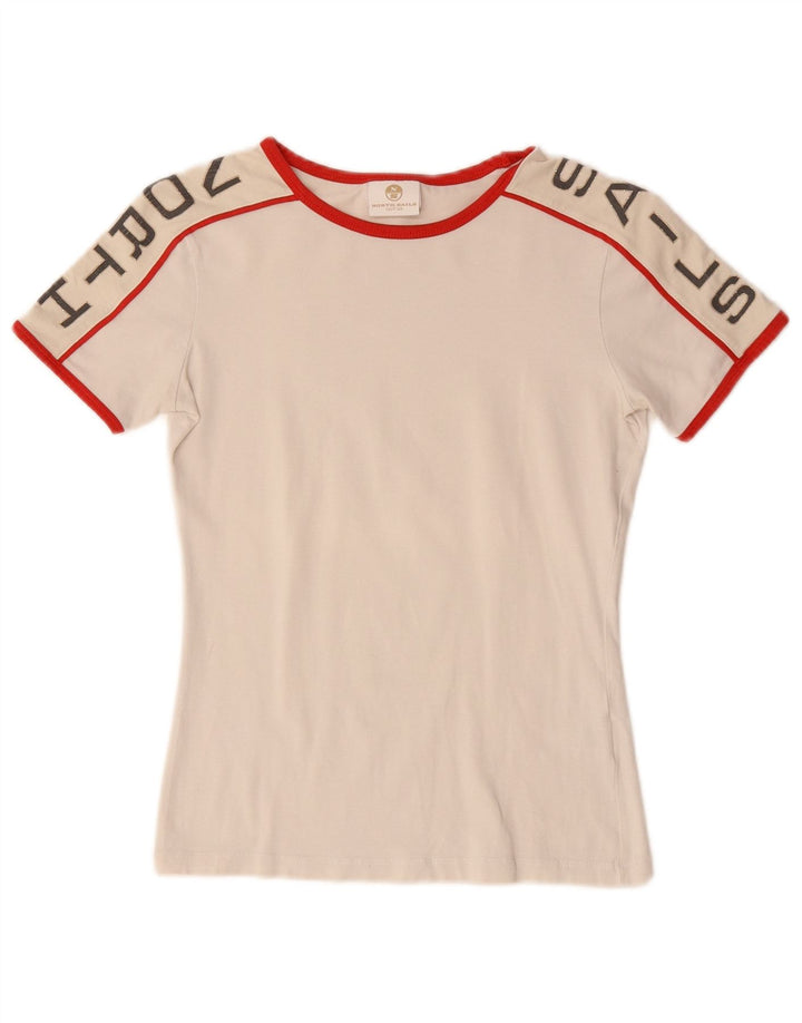 Damska koszulka z grafiką North Sails Top UK 6 XS w kolorze białym