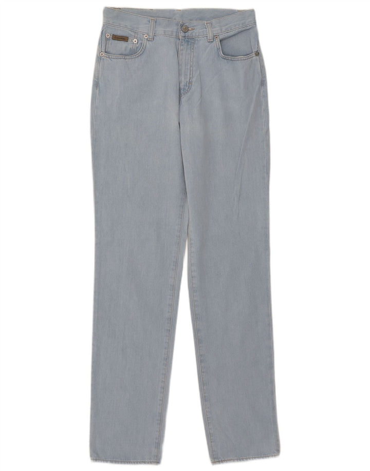 Damskie proste dżinsy Calvin Klein W30 L32 Niebieskie bawełniane