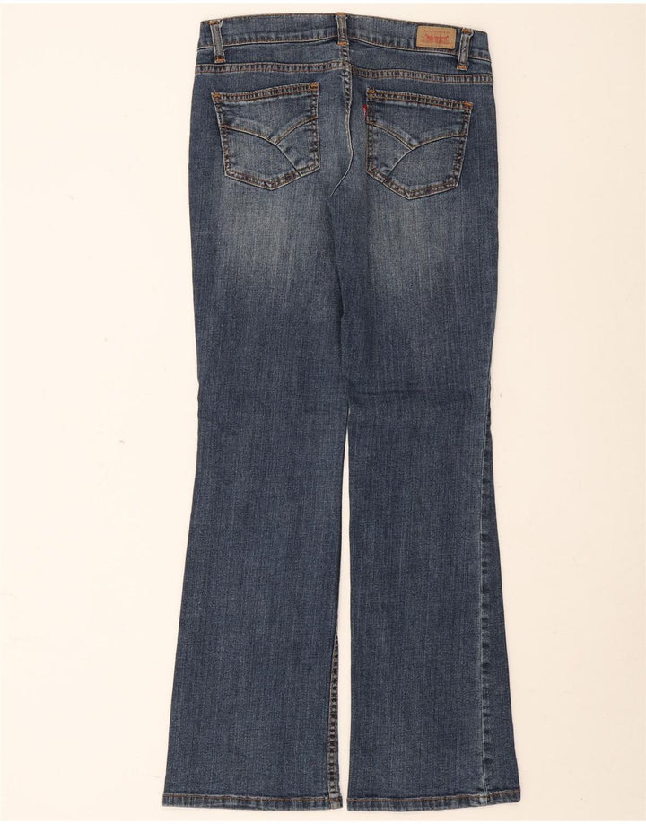 Damskie jeansy rozkloszowane Levi's US 7 Medium W30 L31 Niebieska bawełna