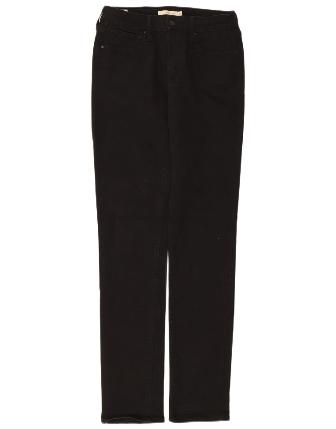 Damskie jeansy Levi's 710 Slim W30 L34 Czarna bawełna