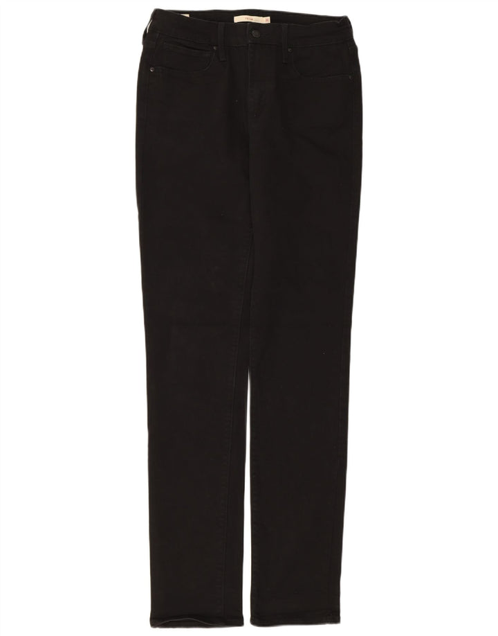 Damskie jeansy Levi's 710 Slim W30 L34 Czarna bawełna