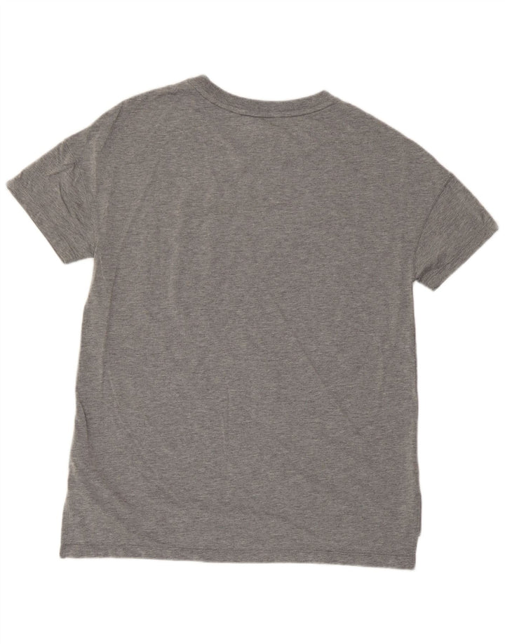 T-shirt damski Nike Top UK 14 Średni szary nakrapiany modal