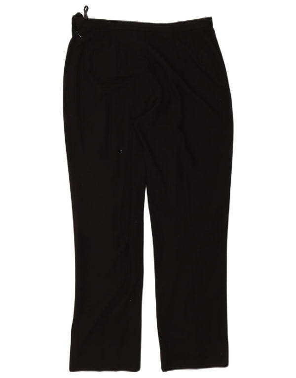 Marks & Spencer Damskie proste spodnie codzienne UK 12 Medium W30 L27 Czarne