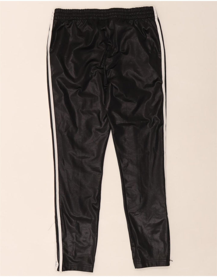 Damskie spodnie dresowe Adidas UK 12 Średni czarny poliester