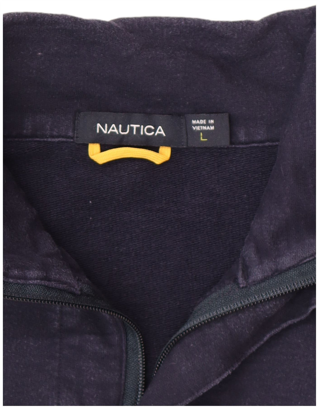 Męska bluza z grafiką Nautica, duża, biała, z blokami kolorów