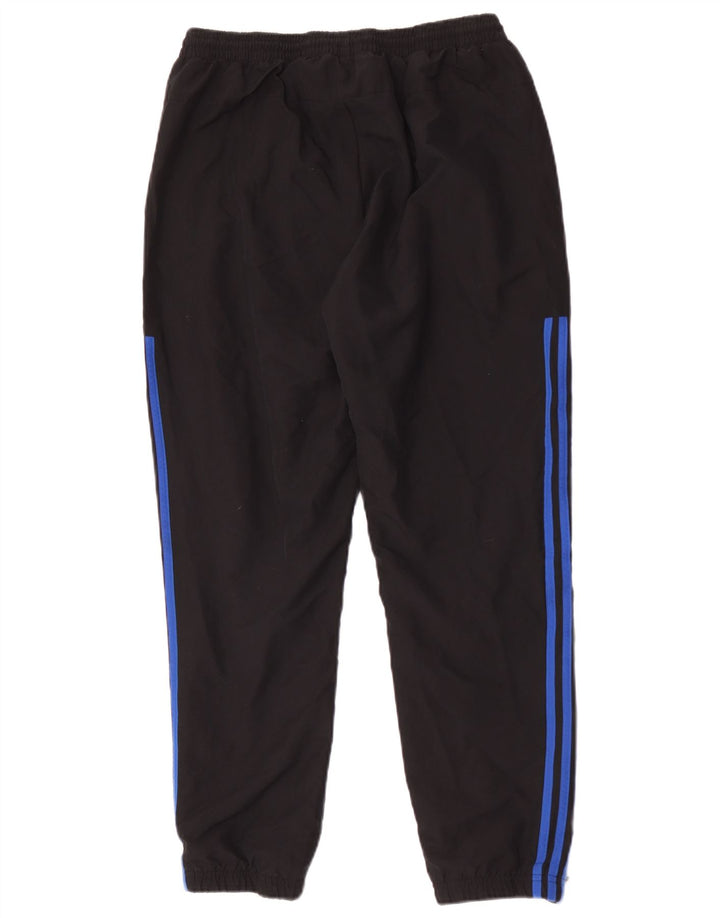 Męskie spodnie dresowe ADIDAS, duże, czarne, poliestrowe