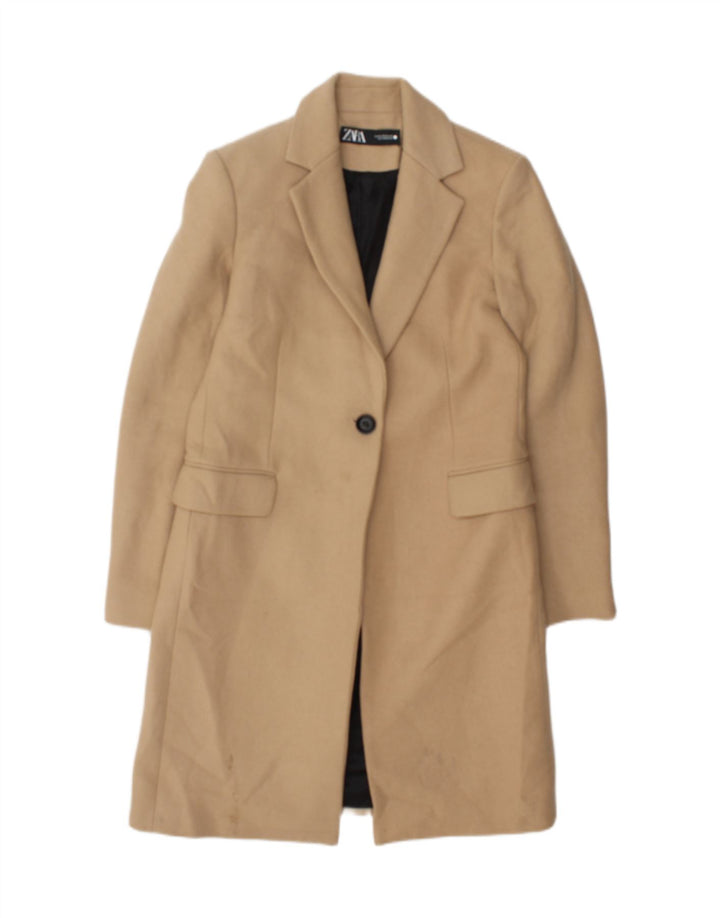 Płaszcz damski Zara UK 6 XS, beżowy