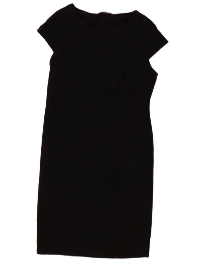 Marks & Spencer Damska sukienka płaszczowa UK 18 XL, czarny poliester