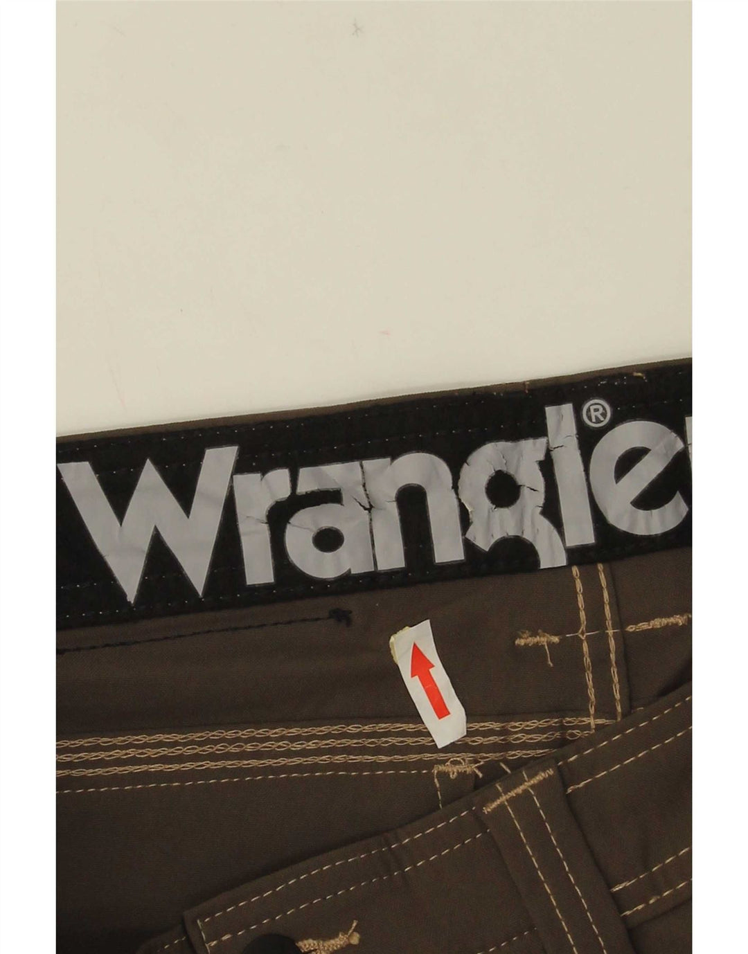 Męskie spodnie cargo Wrangler W30 L34, brązowy nylon
