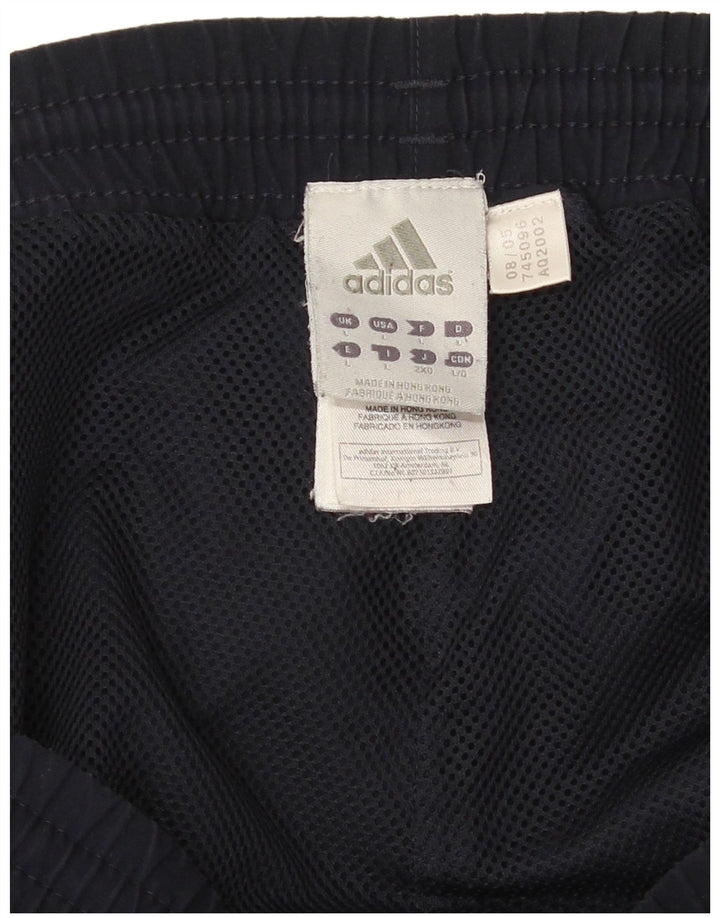 Adidas Męskie Spodnie Dresowe Joggery Duże Granatowe Poliester