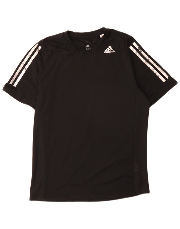 Adidas Męska koszulka Climacool Top, mała, czarna, z poliestru
