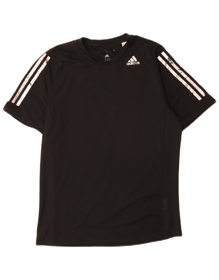 Adidas Męska koszulka Climacool Top, mała, czarna, z poliestru