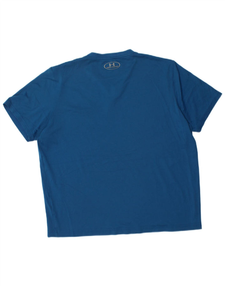 Męska koszulka t-shirt Under Armour Heat Gear, kolor średni niebieski