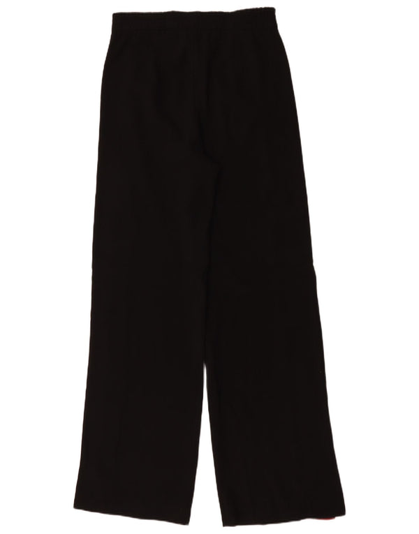 Zara Womens High Waist Casual Trousers Small W26 L34 Black Colourblock