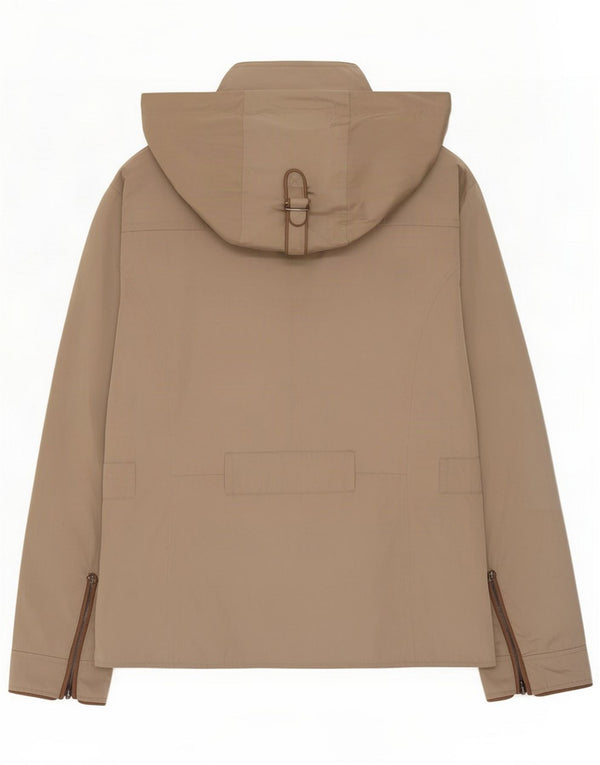 Damska kurtka z kapturem Massimo Dutti UK 18 XL, beżowa