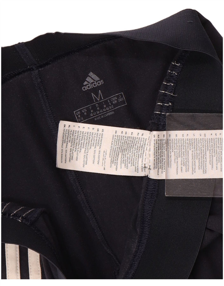 Legginsy damskie Adidas UK 12/14 Średni granatowy, bawełniany