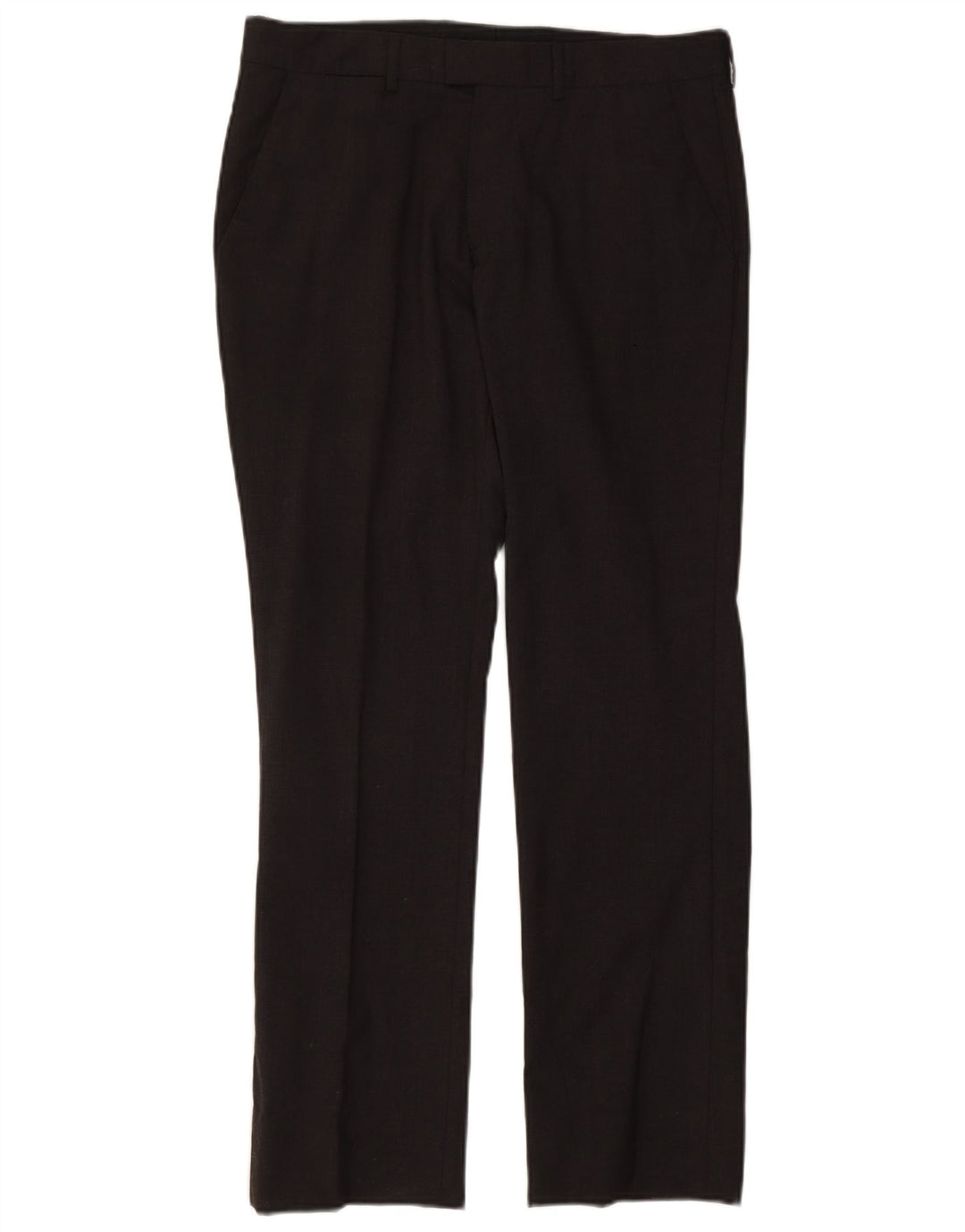 Męskie proste spodnie garniturowe Zara EU 40 Medium W31 L30 Szary poliester
