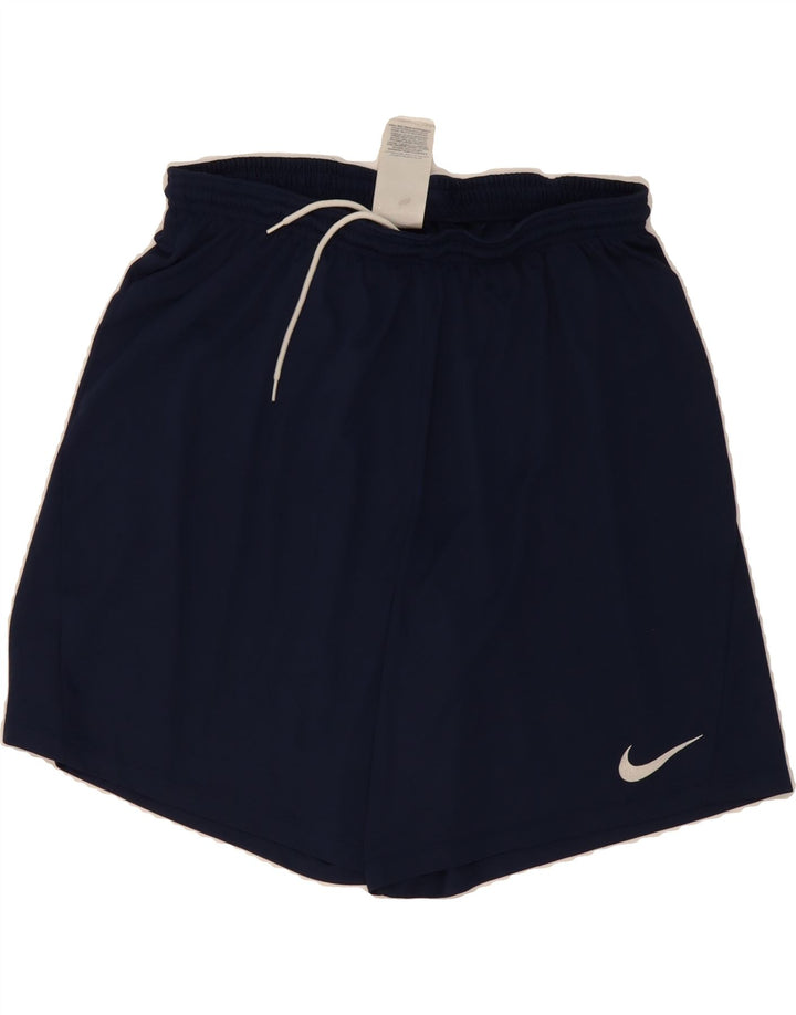 NIKE Mens Sport Shorts Medium  Navy Blue Polyester Vintage Nike and Second-Hand Nike from Messina Hembry 
