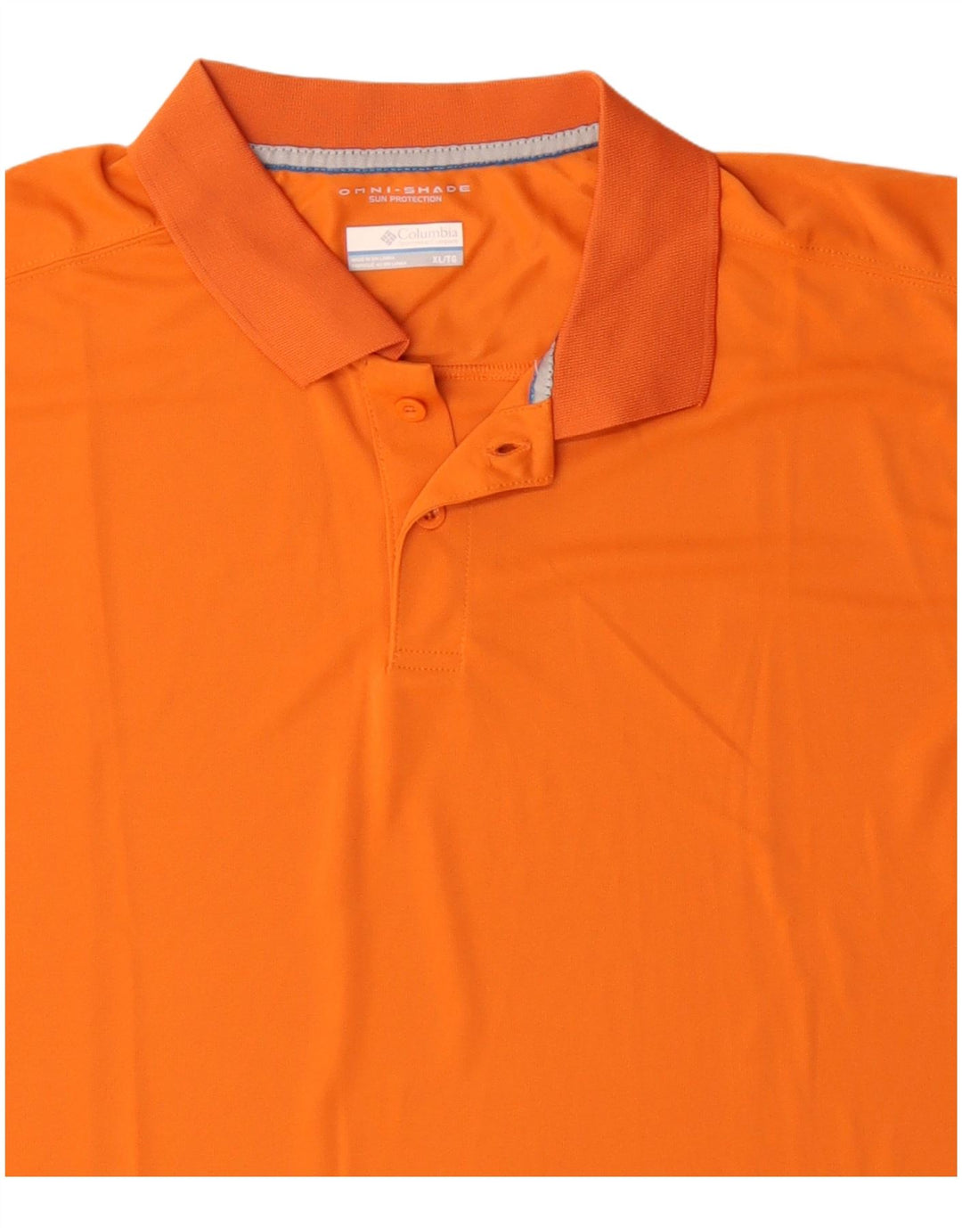 Męska koszulka polo Columbia Omni-Shade XL Pomarańczowy poliester