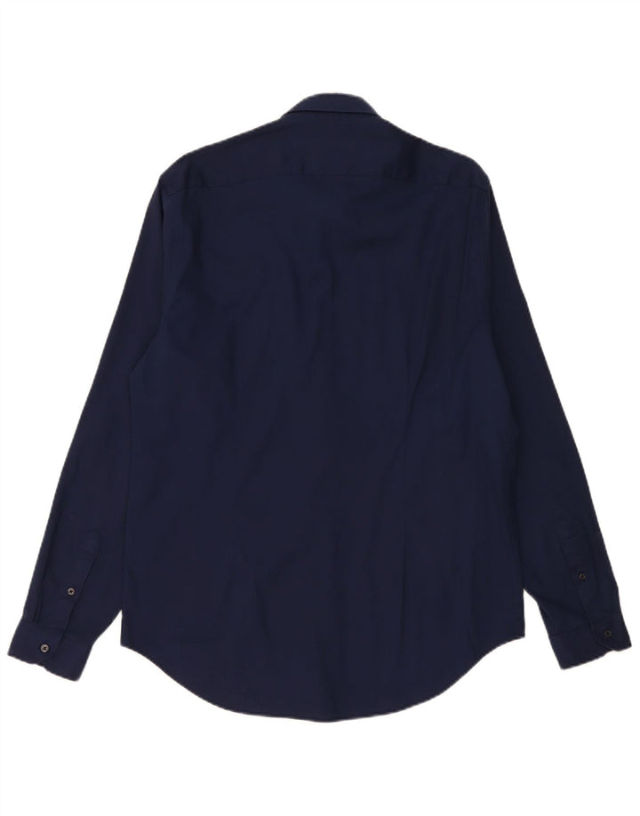 Koszula męska Zara Slim Fit XL granatowa