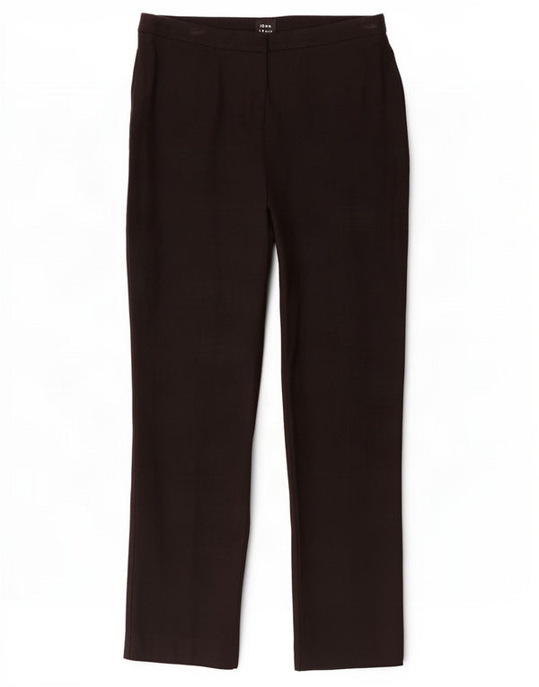 Spodnie damskie John Lewis Slim Casual UK 10 Small W30 L27 Czarna wiskoza