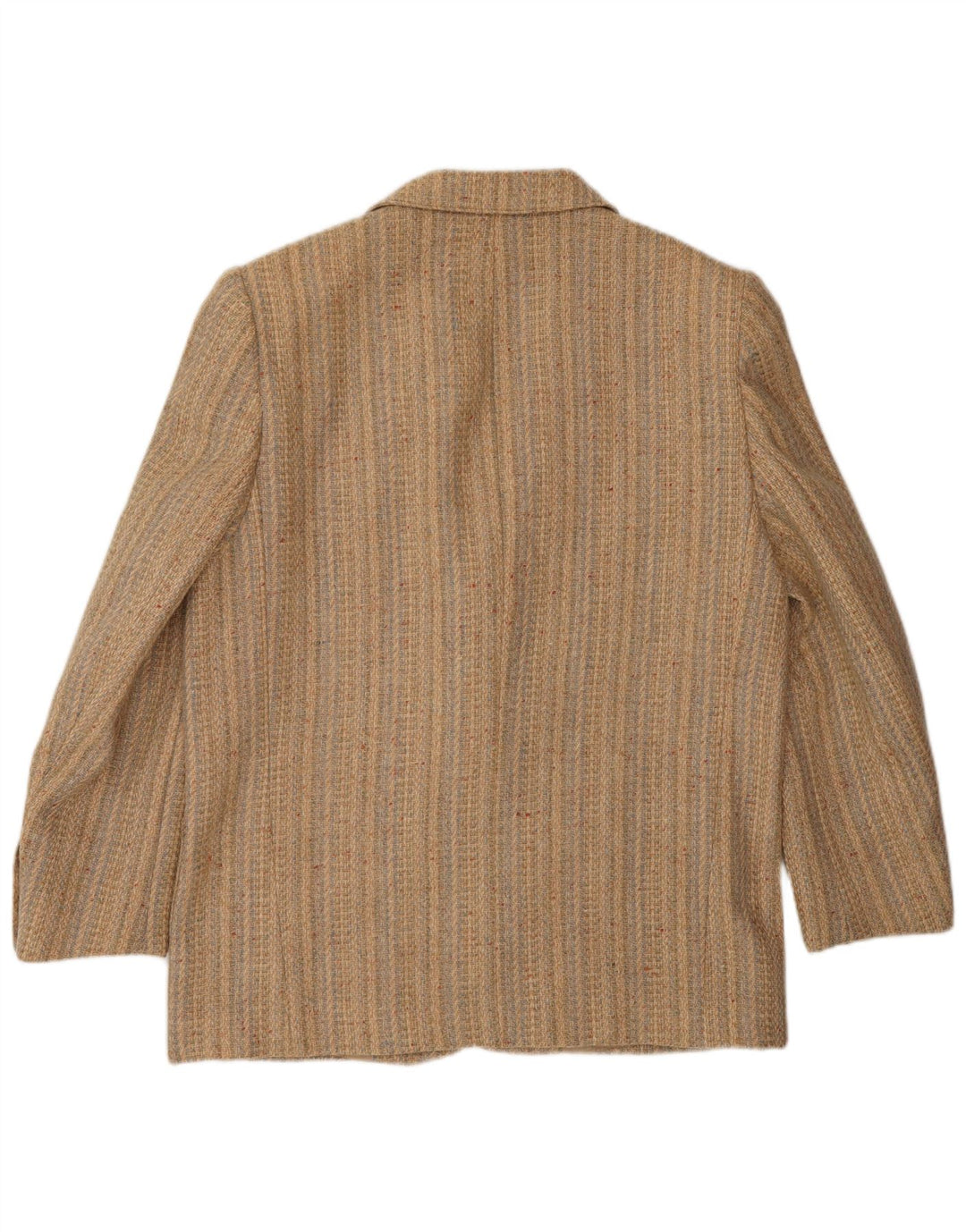 Damska marynarka FENDI zapinana na 2 guziki IT 44, klasyczna w średnie beżowe paski